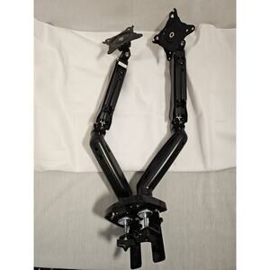 HUANUO Dual Monitor Stand, Adjustable Spring Monitor Desk Mount for 13-27 inch